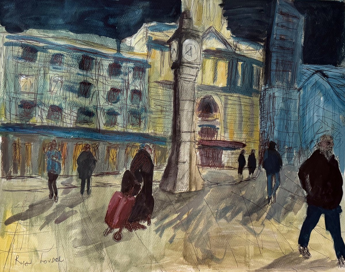 London Victoria Palace Theatre by Ryan Louder - Hahnemühle German Etching Fine Art Print