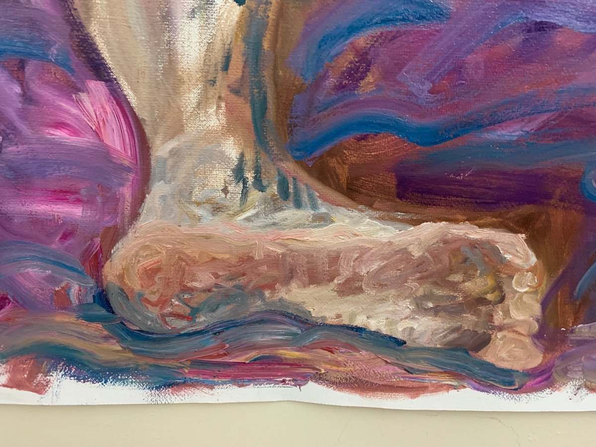 Sleeping Model - close-up-artwork