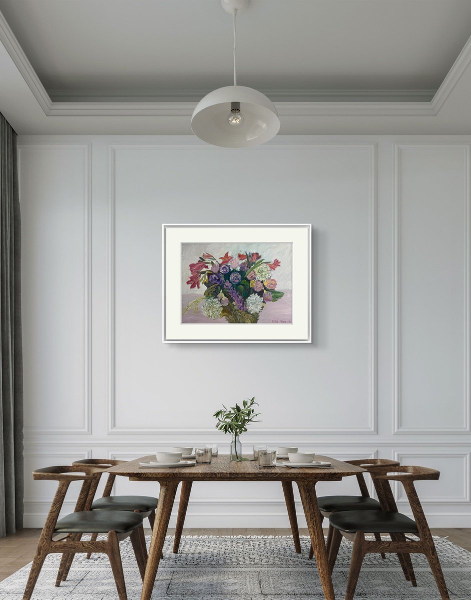 Flowers On A White Table No.2 - in-context-home