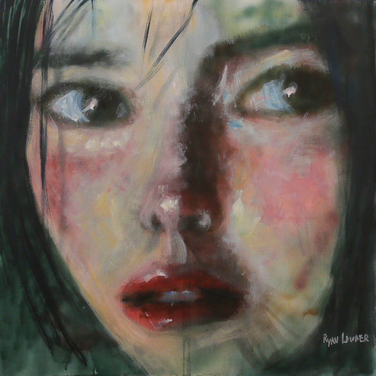 A painting titled 'Cautious' by London Paintings