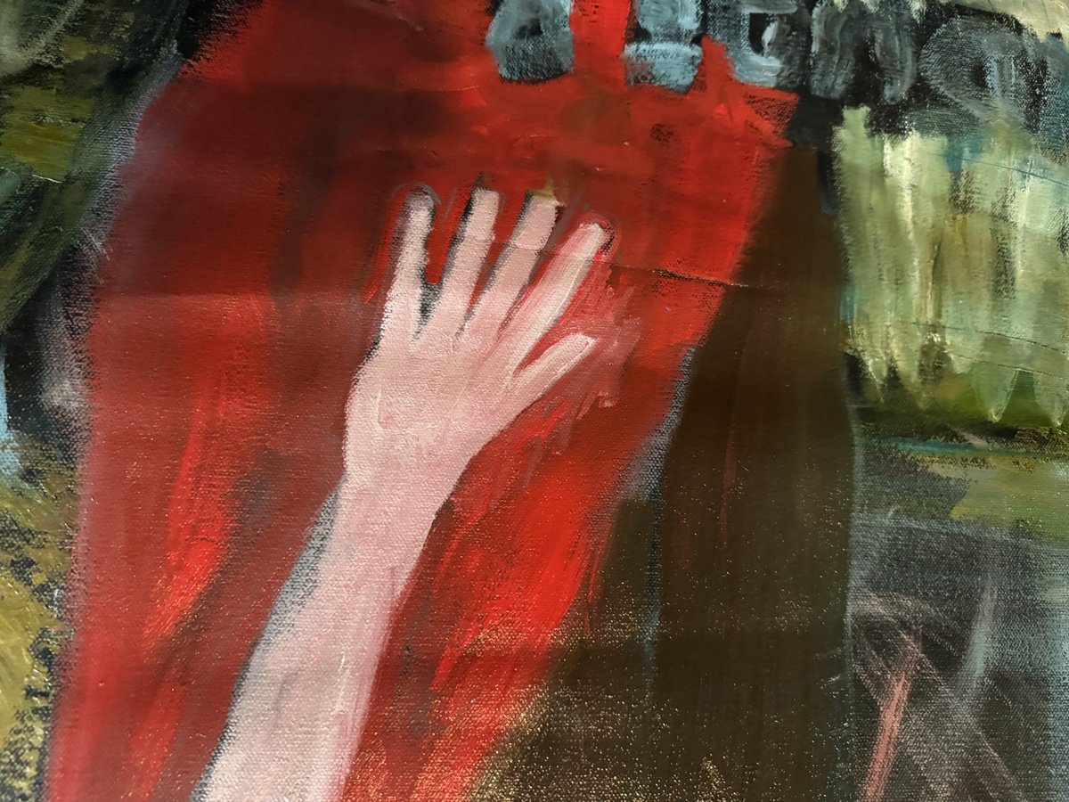 First Kiss On London Bridge - close-up-artwork