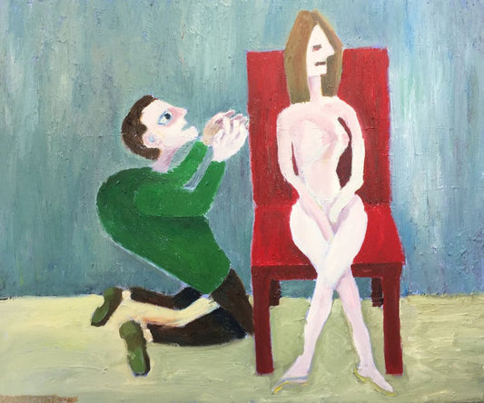 A painting titled 'Esmeraldas Indifference 20x24 Oil On Canvas by Ryan  Louder' by Ryan Louder
