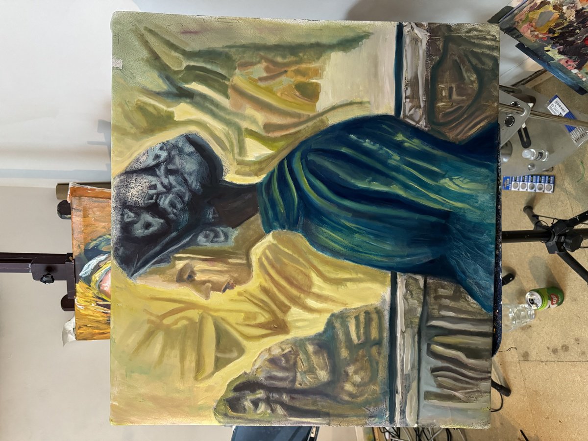 Profile Of A Woman In Yello... - in-context-home
