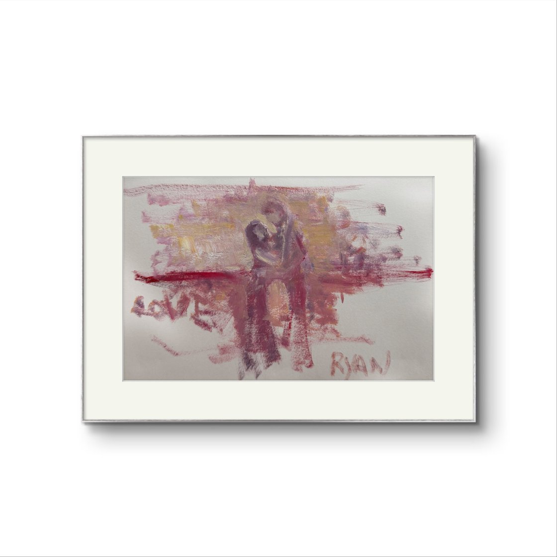 A painting titled 'Love Ryan no.1 by Ryan  Louder' by Ryan Louder