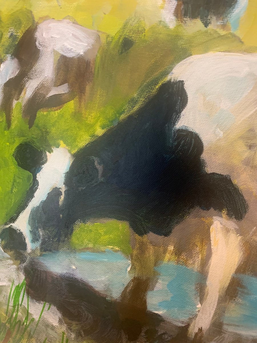 Cows On The Farm - close-up-artwork