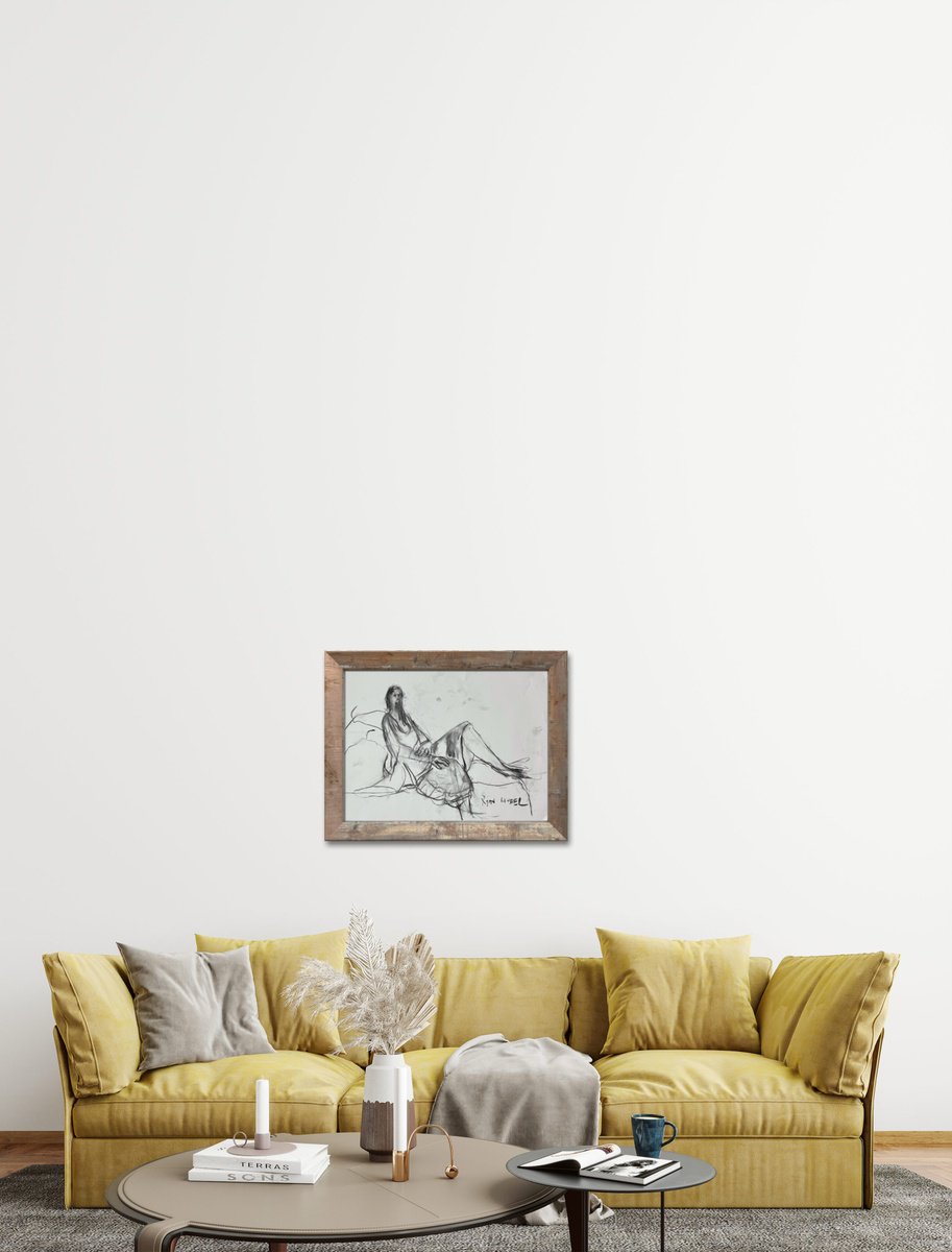 Woman In Bedroom - in-context-home
