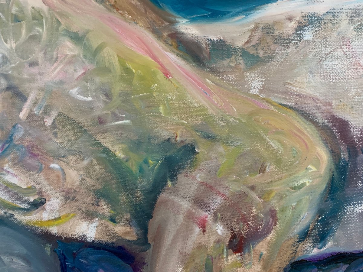 Sleeping Model - close-up-artwork