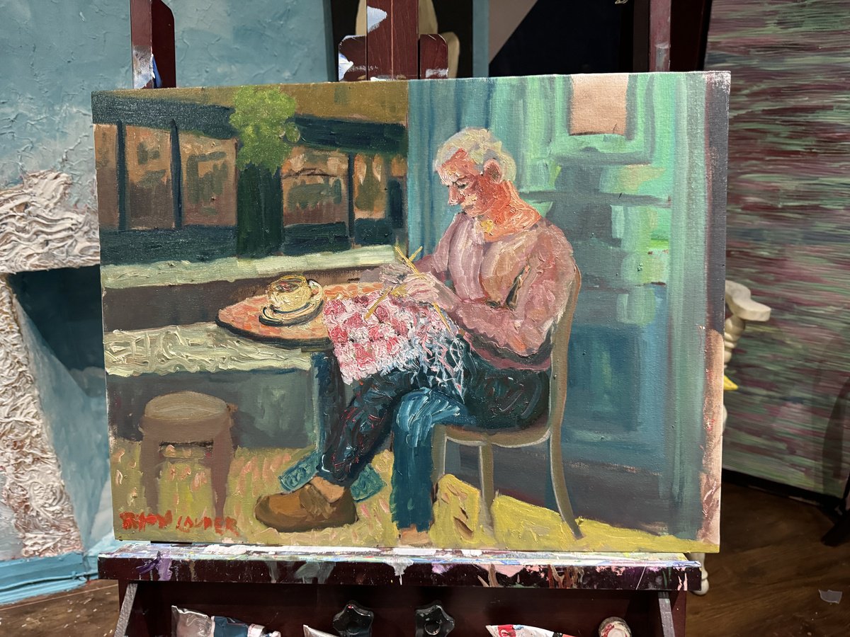 Man Knits His Grandaughters... - in-context-studio