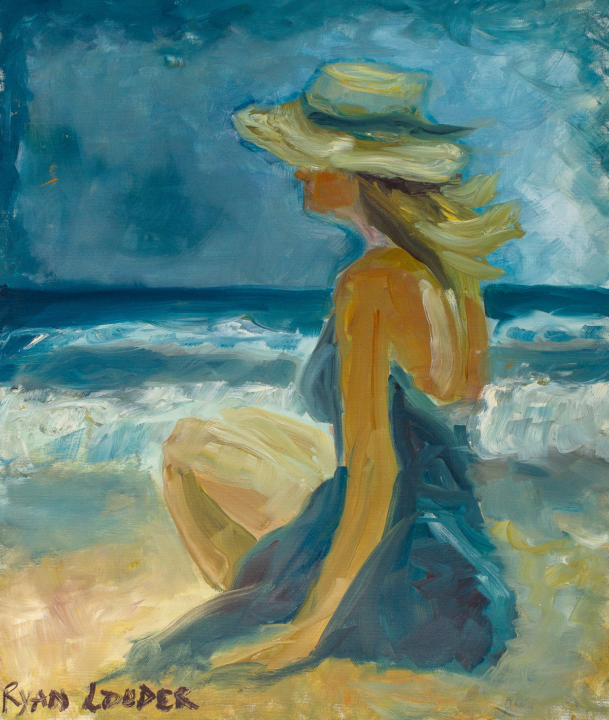 A Moment on the Beach by Ryan Louder