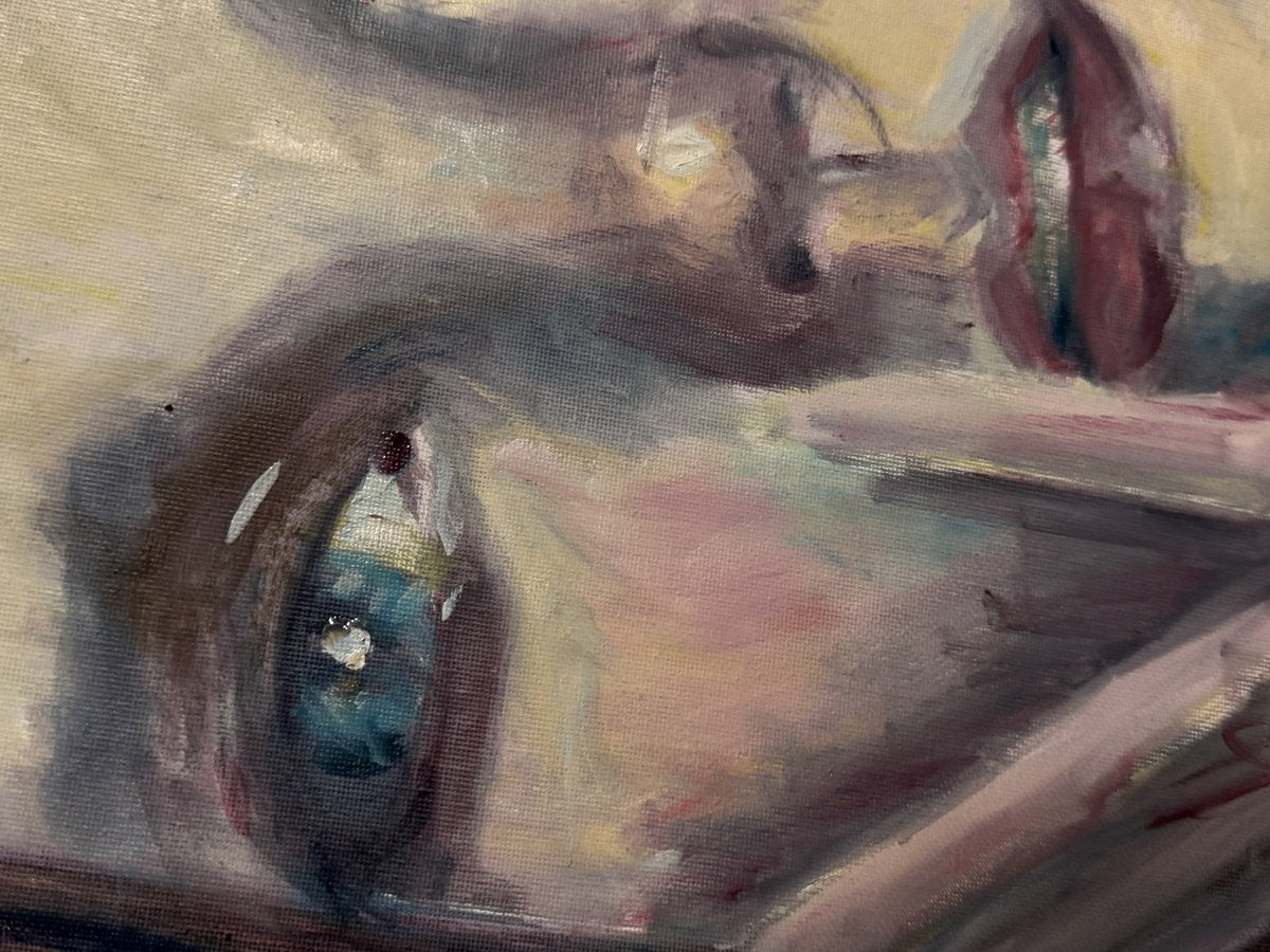 She Is - close-up-artwork