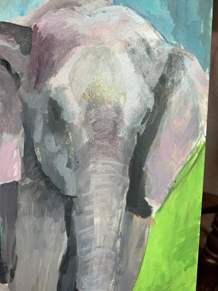 Elephant - close-up-artwork