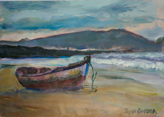 A painting titled 'The Boat' by London Paintings