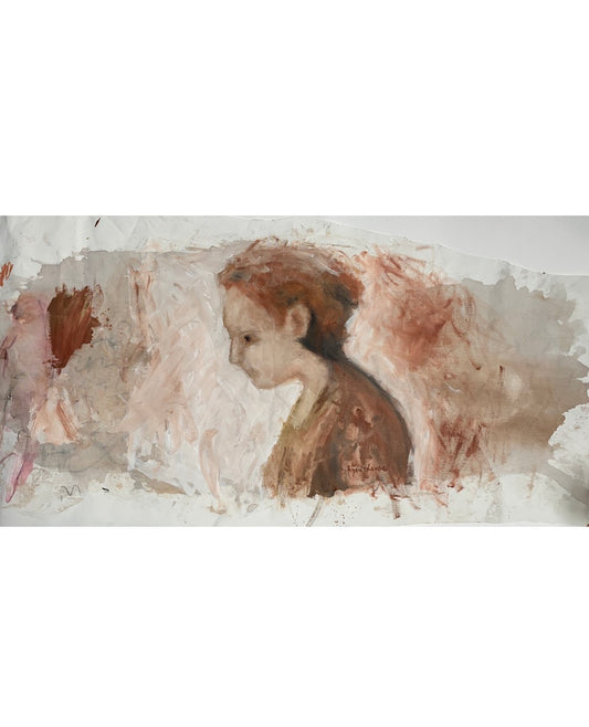 A painting titled 'The Scientist by Ryan  Louder' by Ryan Louder