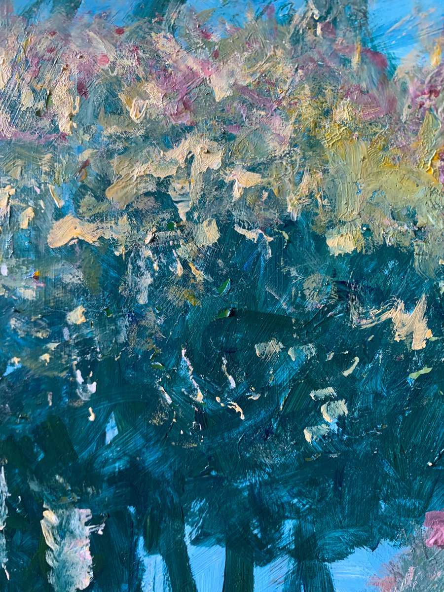 Cottage On A Summers Day - close-up-artwork