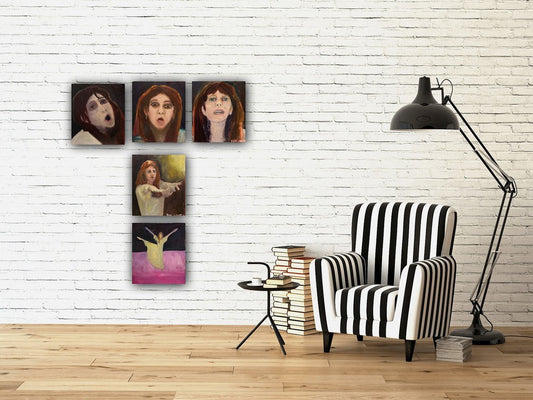 A painting titled 'KaTe Bush In 5 by Ryan  Louder' by Ryan Louder
