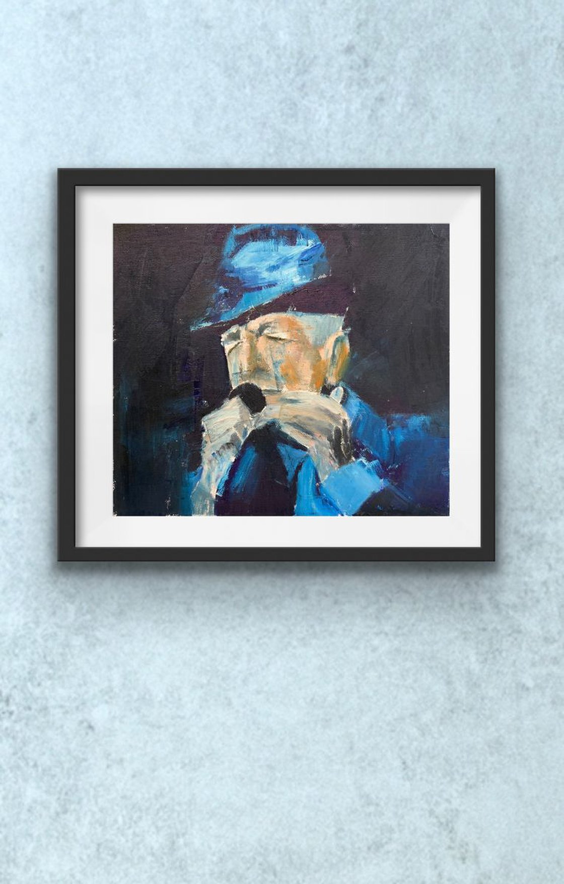Leonard Cohen by Ryan Louder - Hahnemühle German Etching Fine Art Print