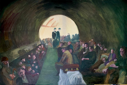 A painting titled 'Battle of Britain by Ryan  Louder' by Ryan Louder
