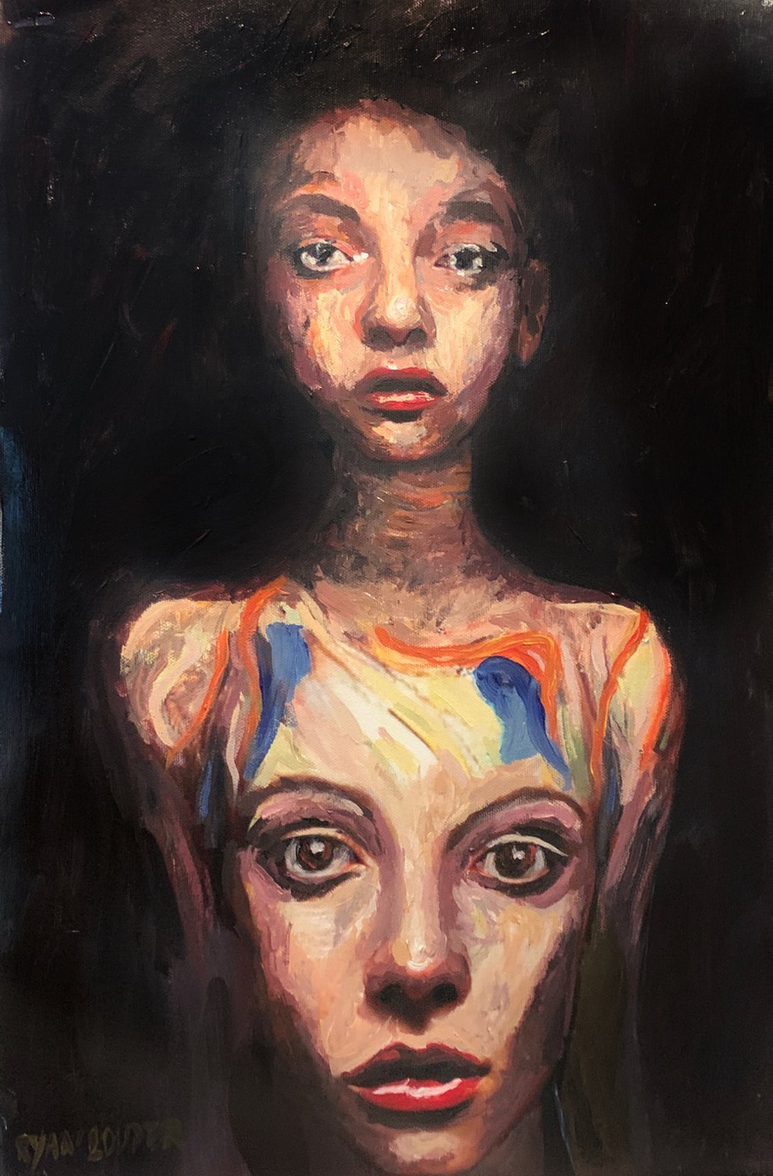 A painting titled 'Perception by Ryan  Louder' by Ryan Louder