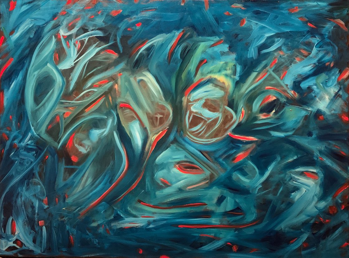 A painting titled 'What dreams Are Made Of by Ryan  Louder' by Ryan Louder
