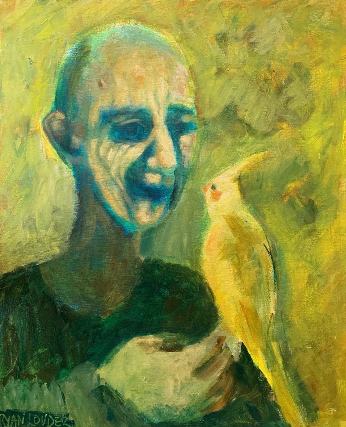 A painting titled 'Happiness Is by Ryan  Louder' by Ryan Louder
