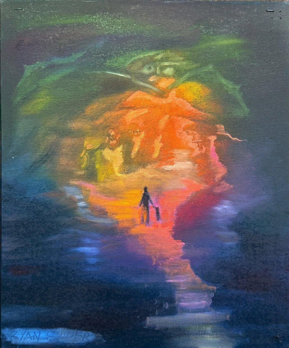 Walking Dog At Dawn