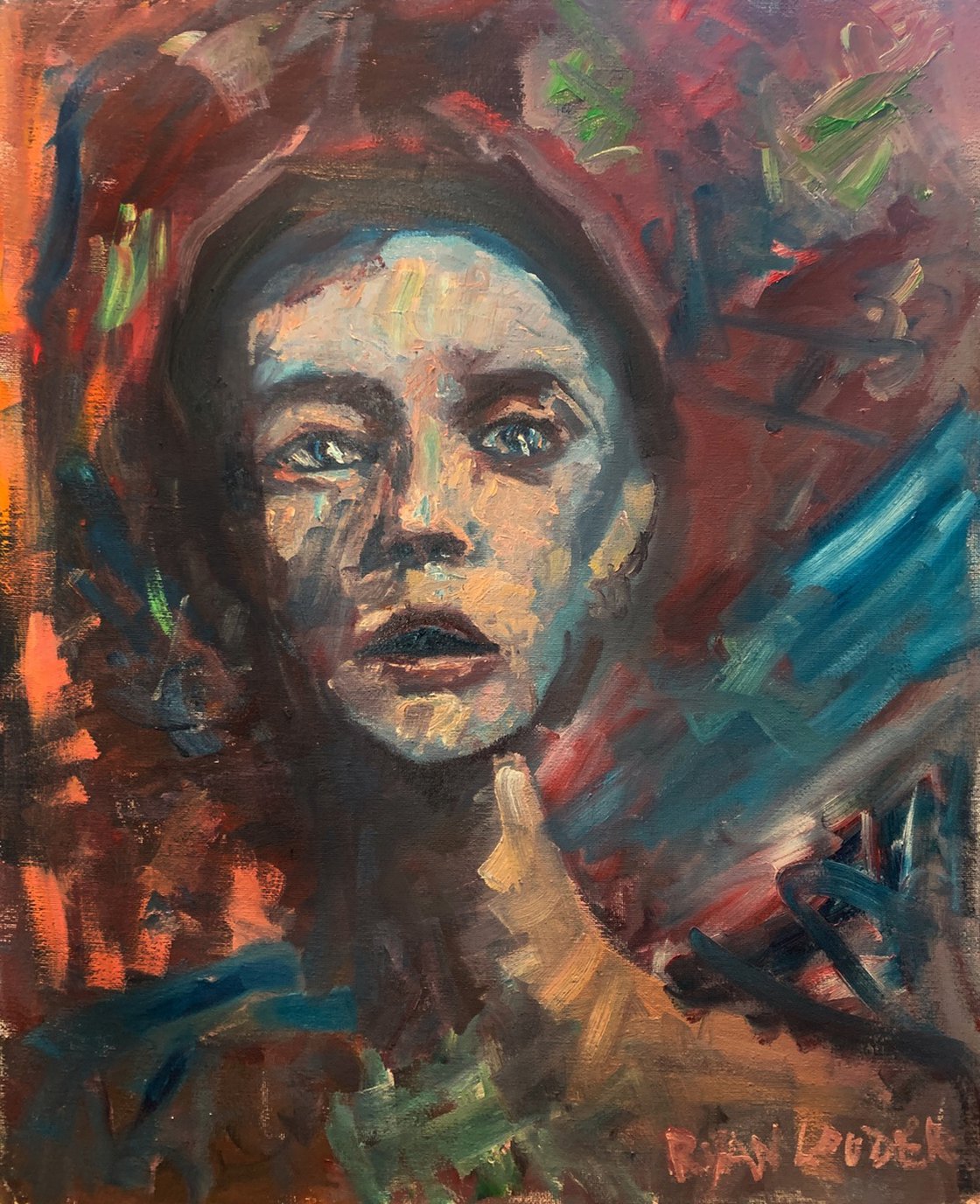 A painting titled 'Beyond The Horizon by Ryan  Louder' by Ryan Louder