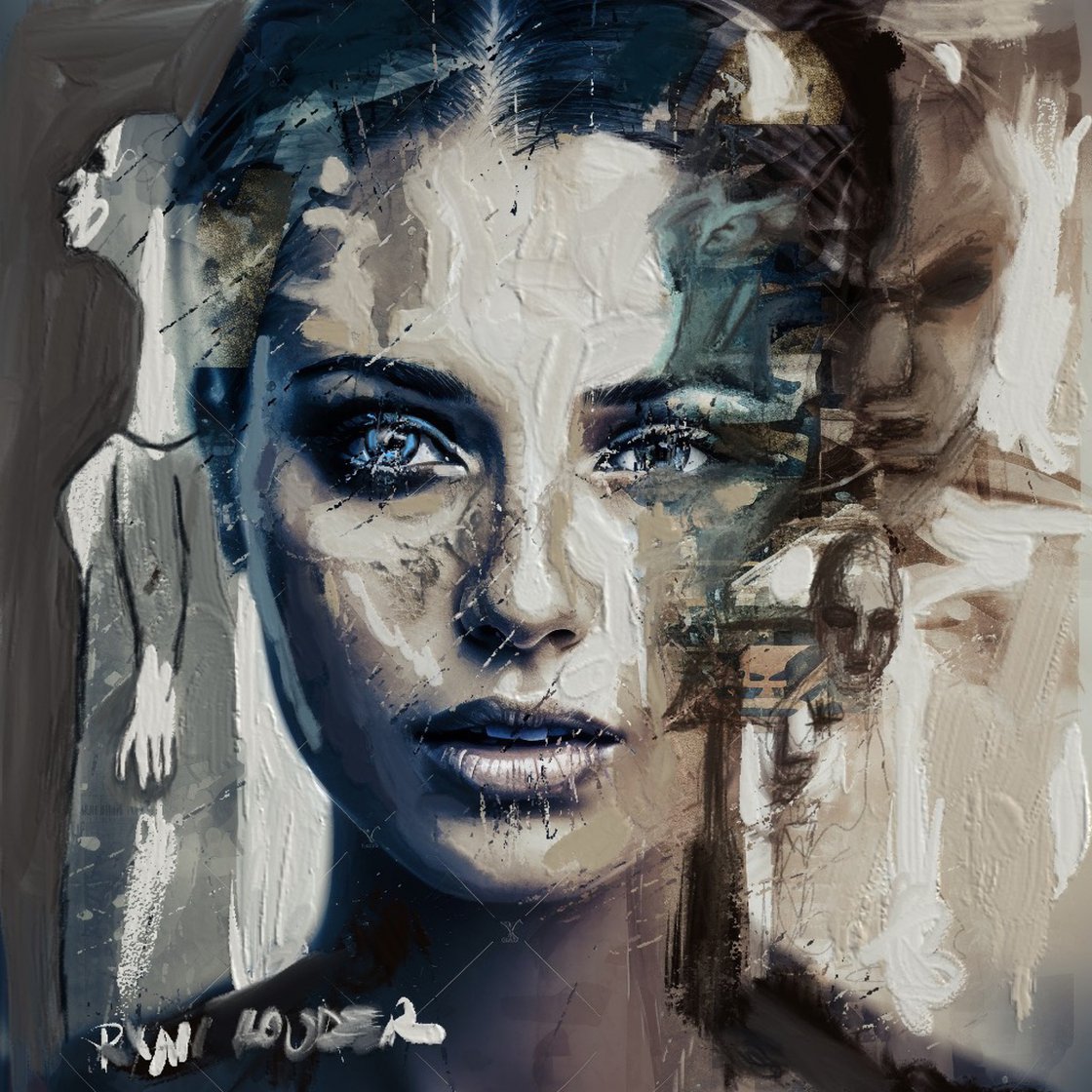 A painting titled 'Illusions of Hope by Ryan  Louder' by Ryan Louder