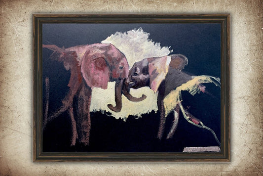 Two Elephants by Ryan Louder