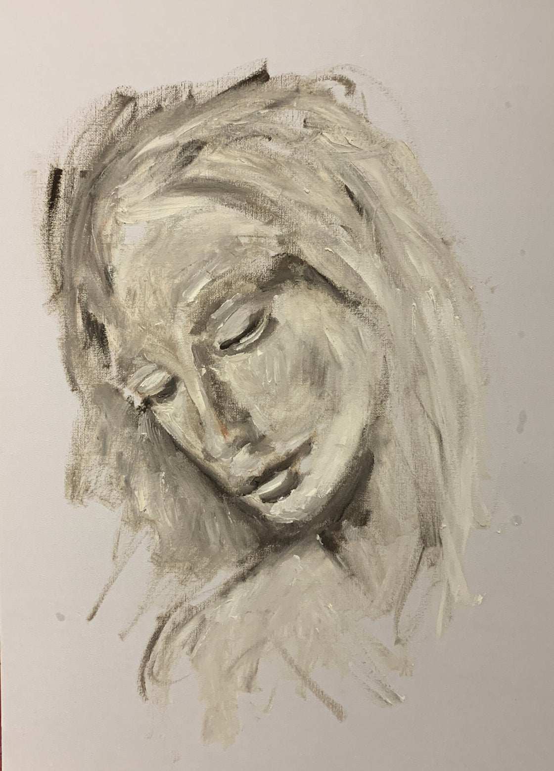 A painting titled 'Beautiful Face by Ryan  Louder' by Ryan Louder