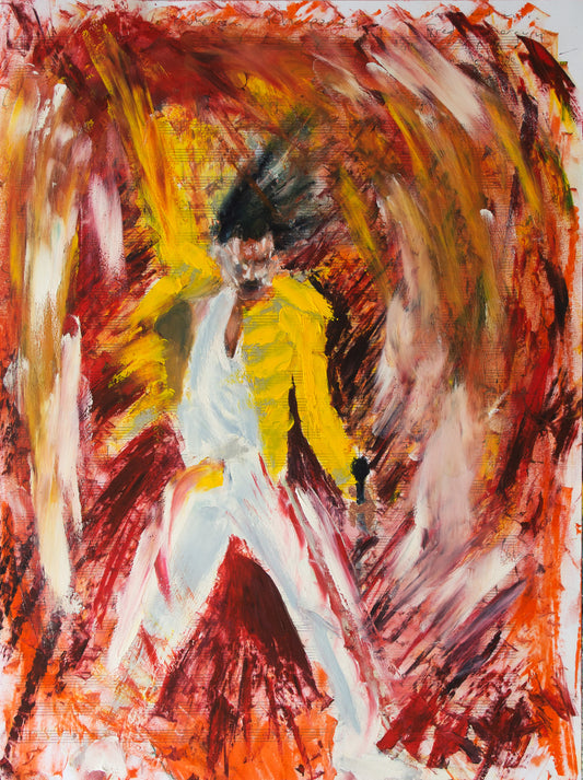 A painting titled 'Freddie' by London Paintings