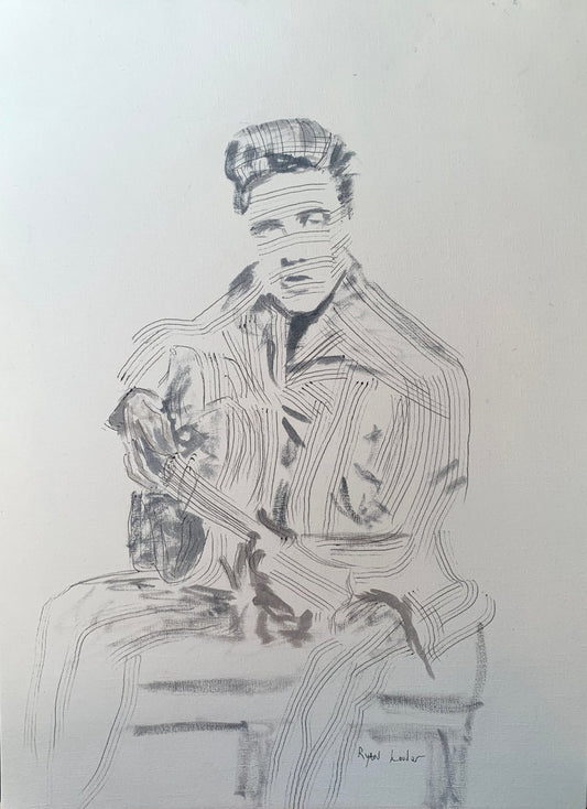 Elvis Portrait - 16x12 by Ryan Louder - Hahnemühle German Etching Fine Art Print