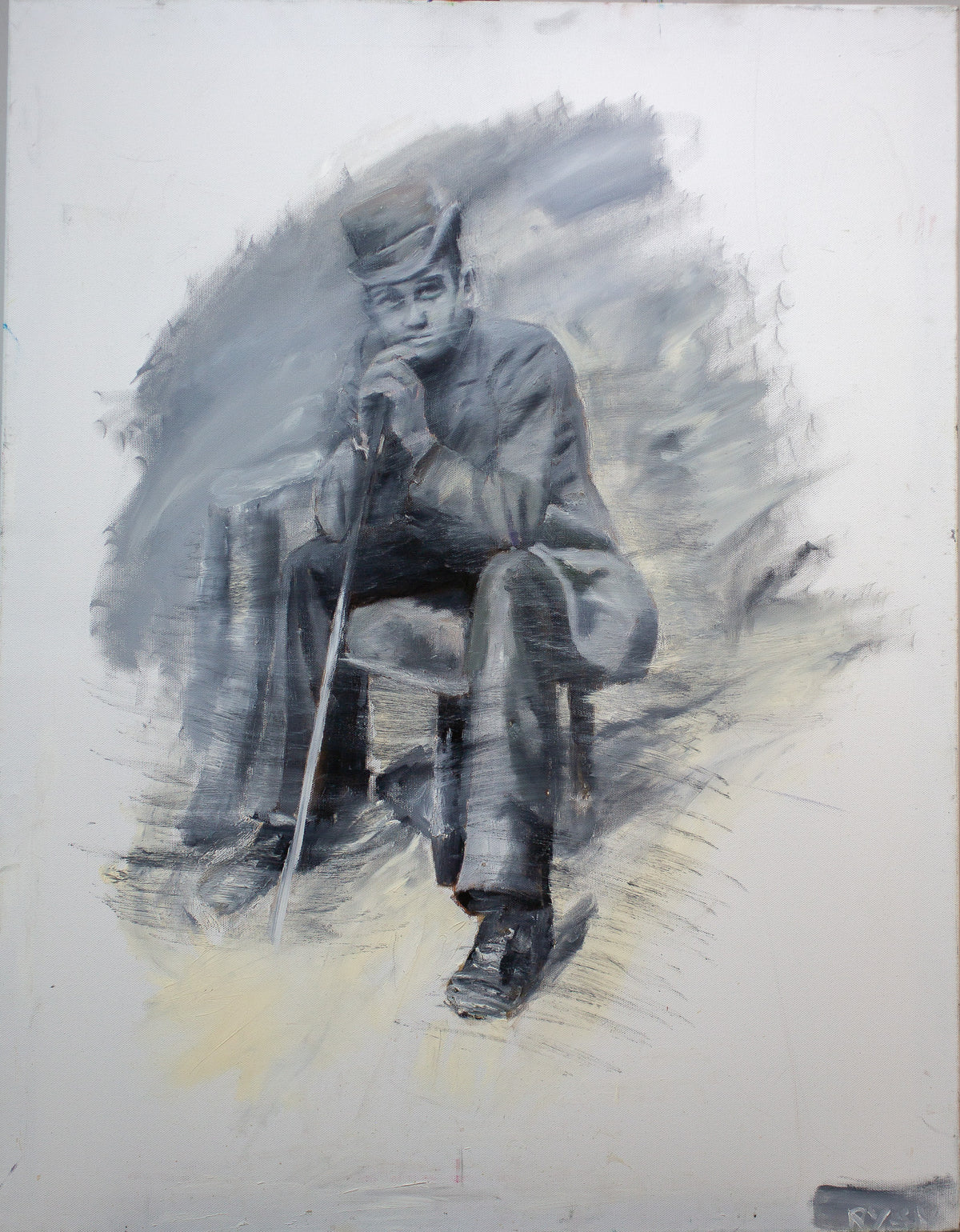 A painting titled 'Jack' by London Paintings