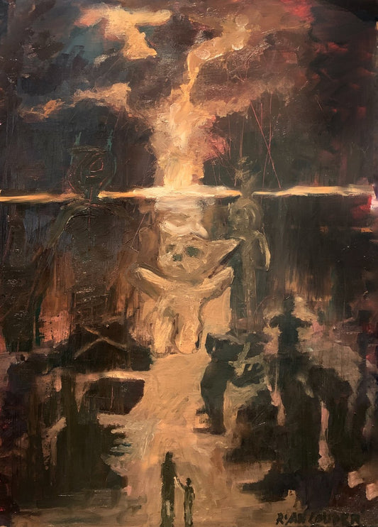 A painting titled 'When Teddy Bears Rule The World by Ryan  Louder' by Ryan Louder
