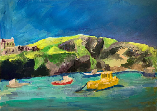 Cornwall Coast by Ryan Louder - Hahnemühle German Etching Fine Art Print