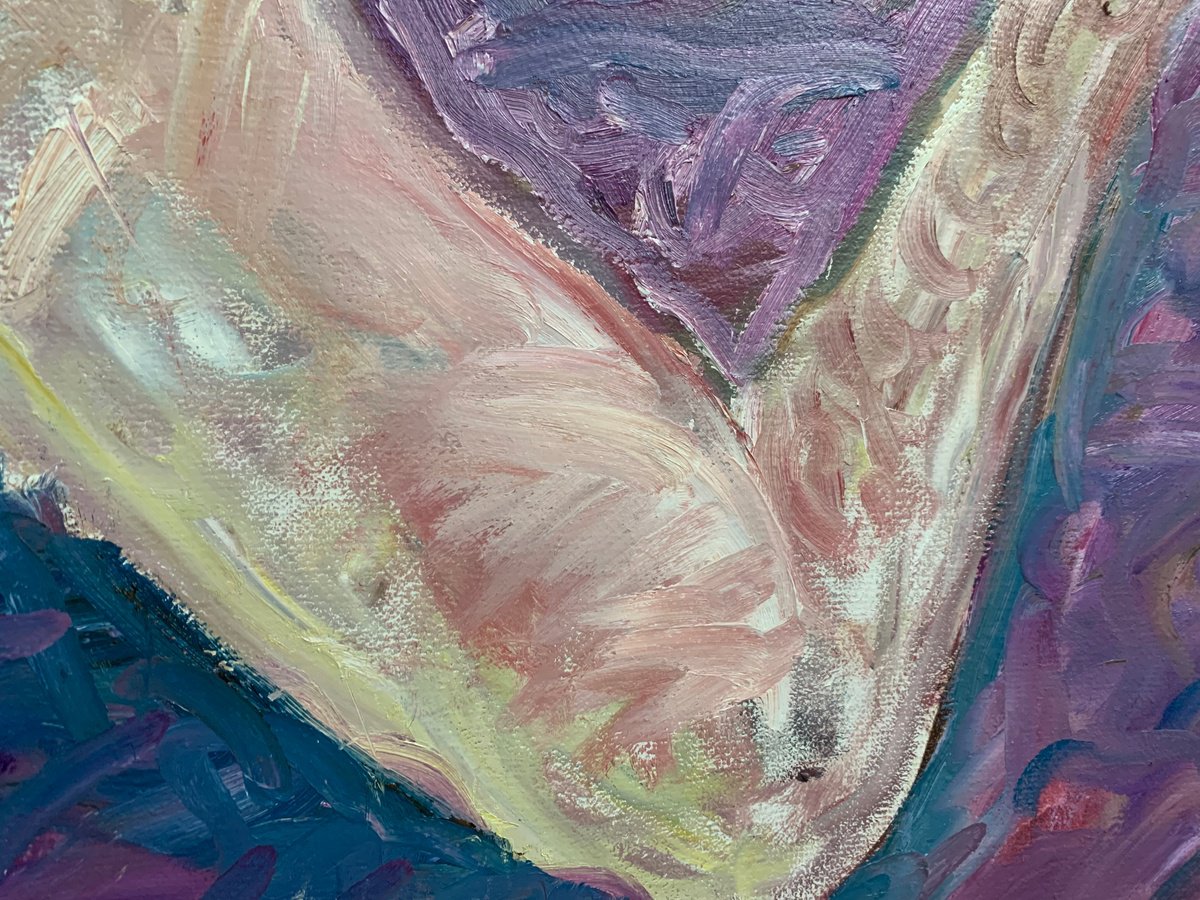 Sleeping Model - close-up-artwork