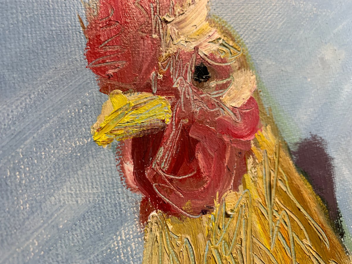Chickens - close-up-artwork