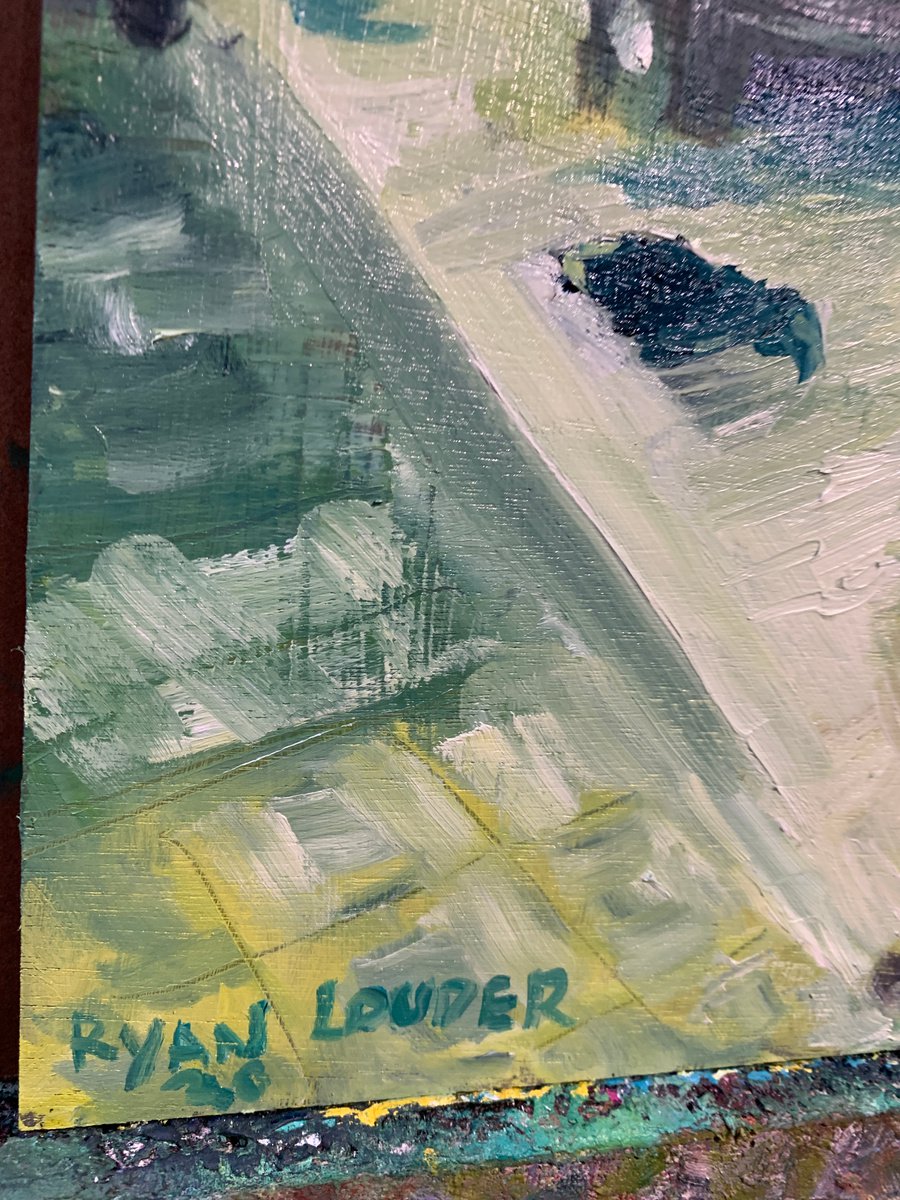 London In The Rain - close-up-artwork
