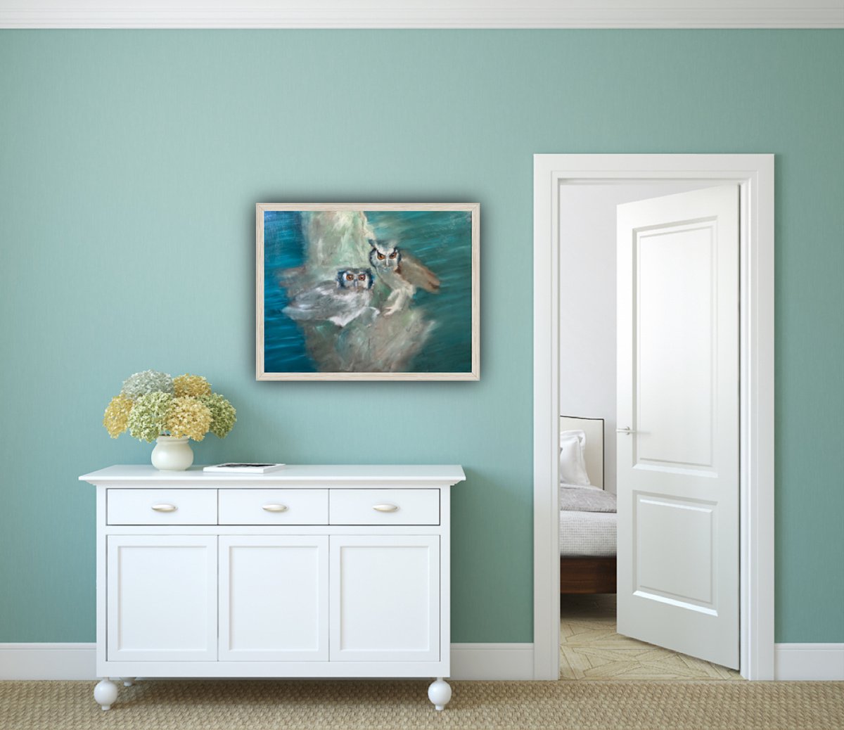 Two Owls And A Baby - in-context-home