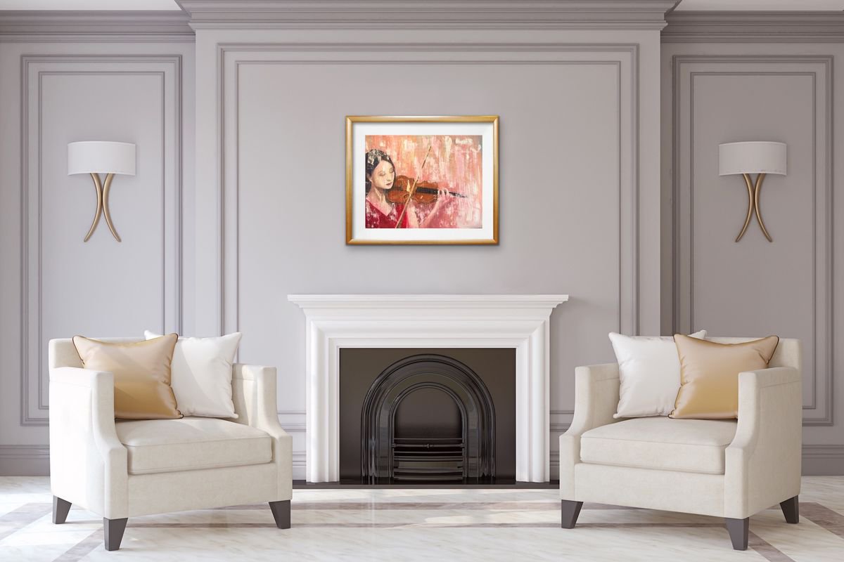 Violin Player - in-context-home