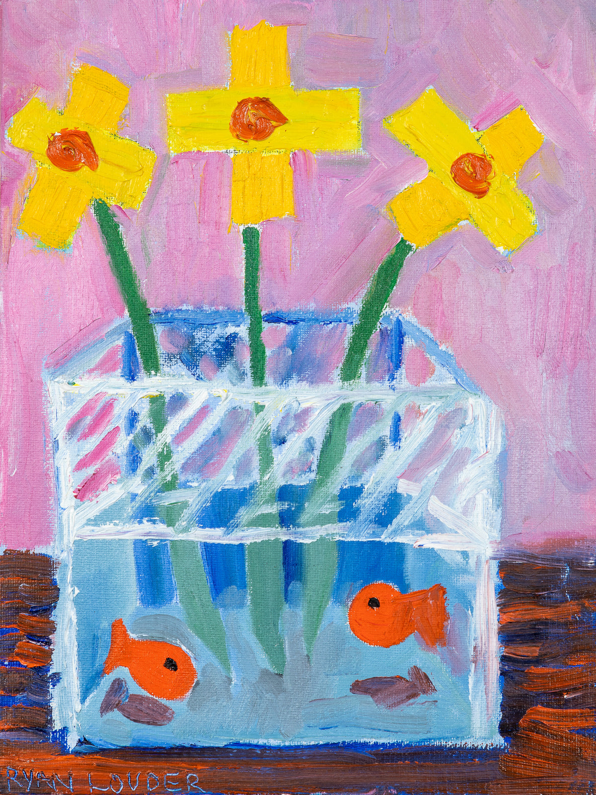 Square Fishbowl Daffs by Ryan Louder