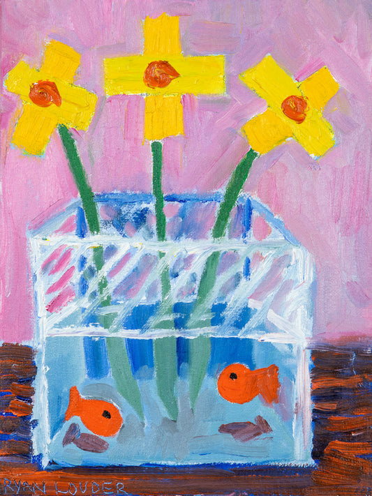 Square Fishbowl Daffs by Ryan Louder